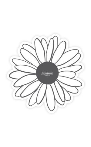 Nalgene Daisy Sticker - Dishwasher Safe - UV Coated